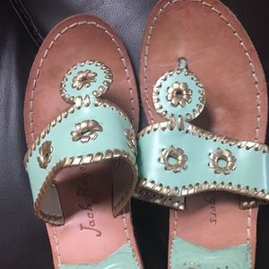 Jack Rogers sea foam green size 7.5